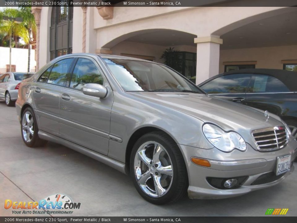 2006 Mercedes-Benz C 230 Sport Pewter Metallic / Black Photo #26