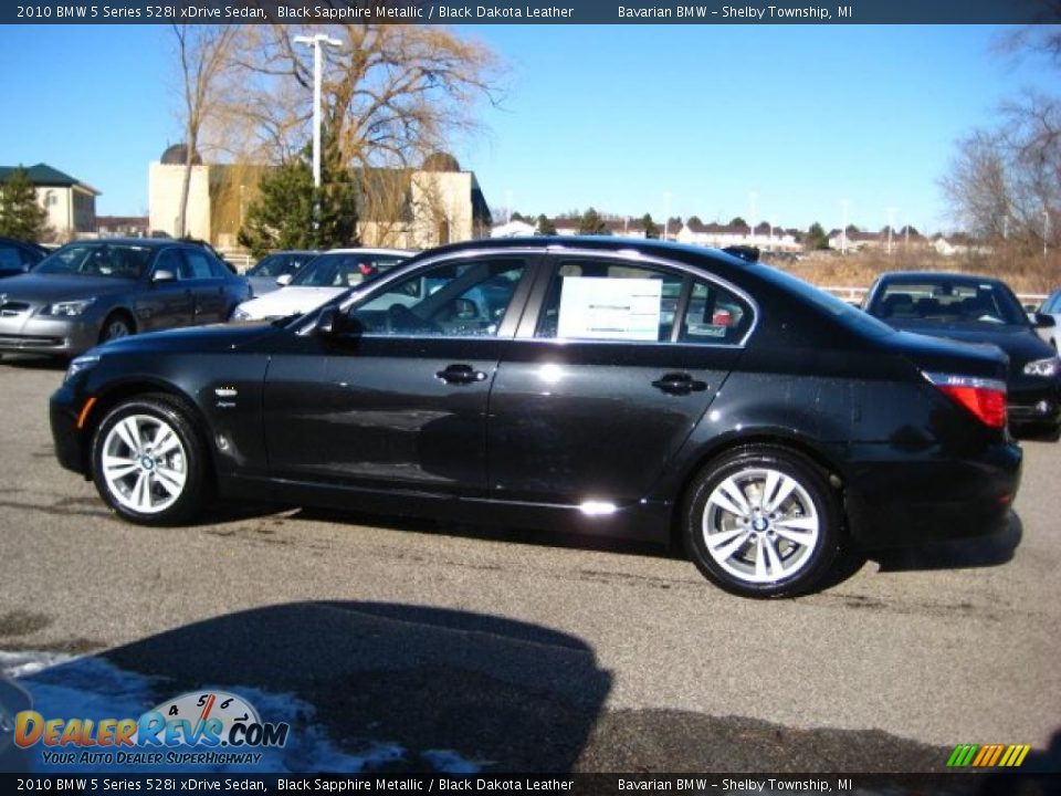 2010 BMW 5 Series 528i xDrive Sedan Black Sapphire Metallic / Black Dakota Leather Photo #2