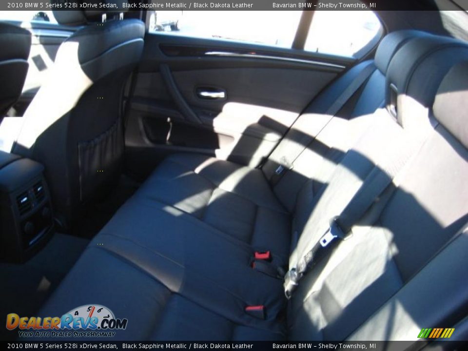 2010 BMW 5 Series 528i xDrive Sedan Black Sapphire Metallic / Black Dakota Leather Photo #11