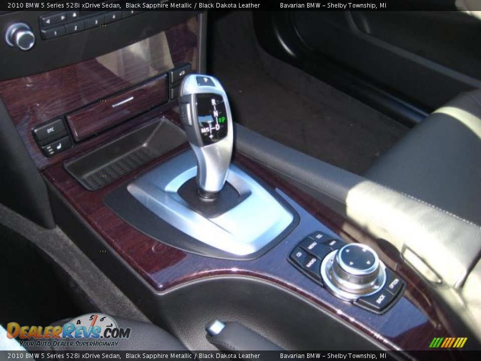 2010 BMW 5 Series 528i xDrive Sedan Black Sapphire Metallic / Black Dakota Leather Photo #13