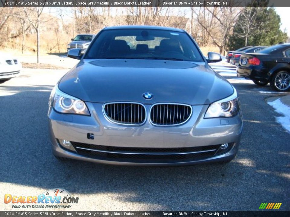 2010 BMW 5 Series 528i xDrive Sedan Space Grey Metallic / Black Dakota Leather Photo #8