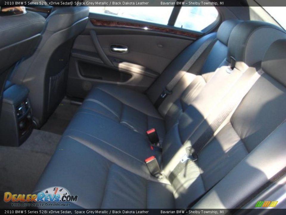 2010 BMW 5 Series 528i xDrive Sedan Space Grey Metallic / Black Dakota Leather Photo #11