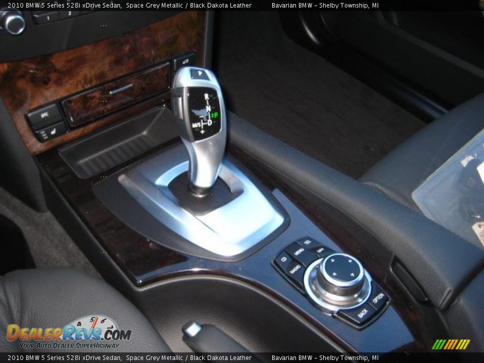 2010 BMW 5 Series 528i xDrive Sedan Space Grey Metallic / Black Dakota Leather Photo #14