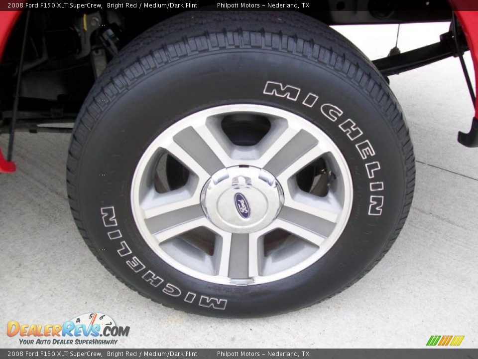 2008 Ford F150 XLT SuperCrew Bright Red / Medium/Dark Flint Photo #11