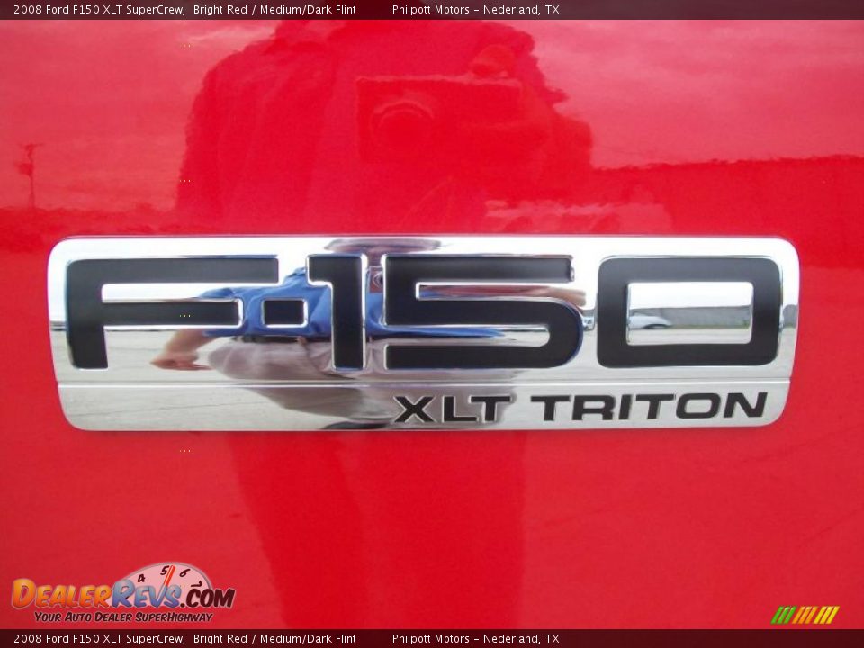 2008 Ford F150 XLT SuperCrew Bright Red / Medium/Dark Flint Photo #14