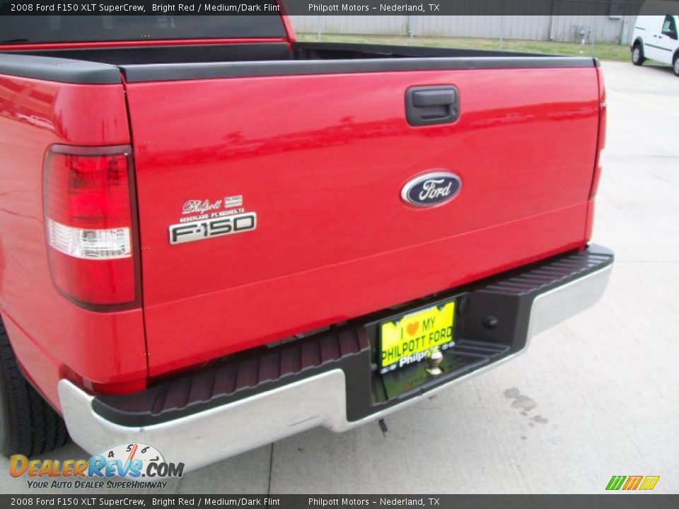 2008 Ford F150 XLT SuperCrew Bright Red / Medium/Dark Flint Photo #18