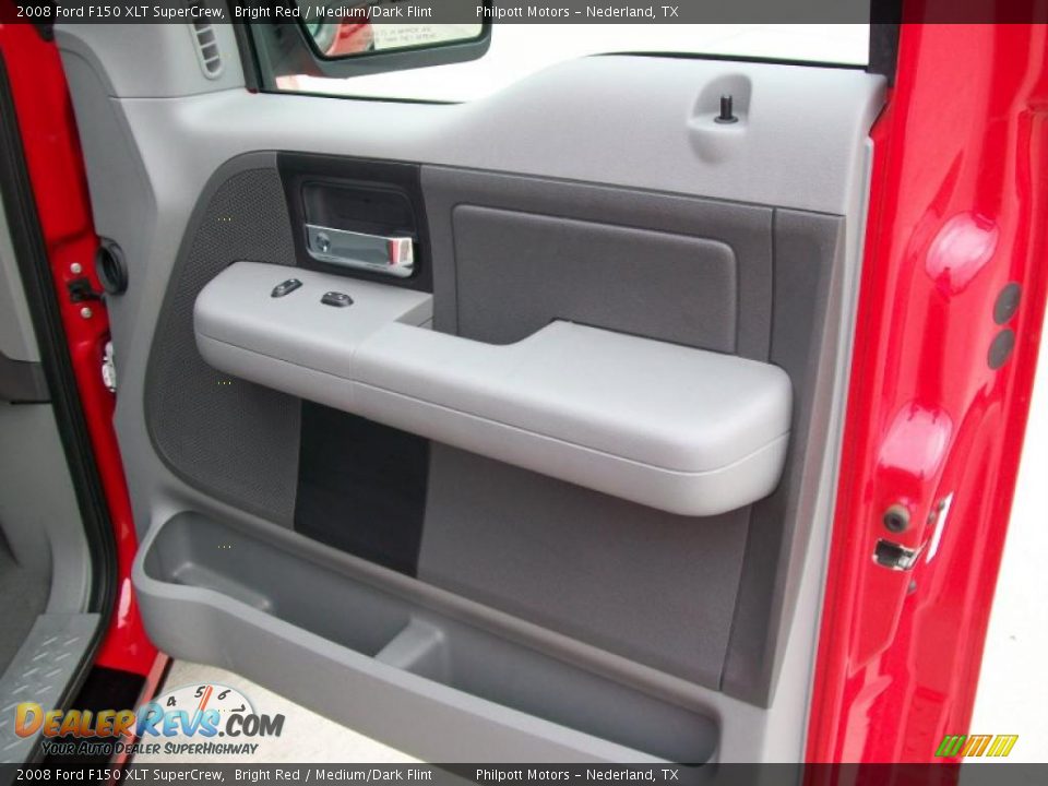 2008 Ford F150 XLT SuperCrew Bright Red / Medium/Dark Flint Photo #21