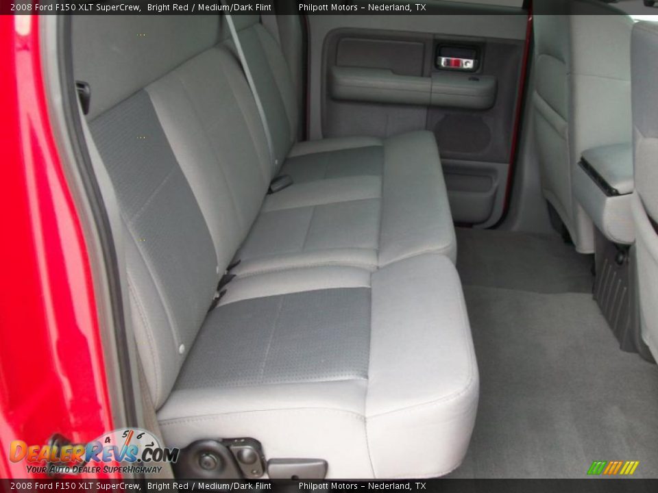 2008 Ford F150 XLT SuperCrew Bright Red / Medium/Dark Flint Photo #24