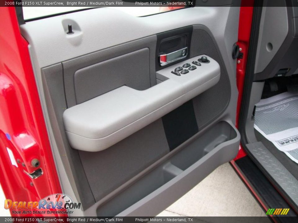 2008 Ford F150 XLT SuperCrew Bright Red / Medium/Dark Flint Photo #27