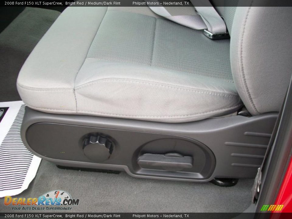 2008 Ford F150 XLT SuperCrew Bright Red / Medium/Dark Flint Photo #30