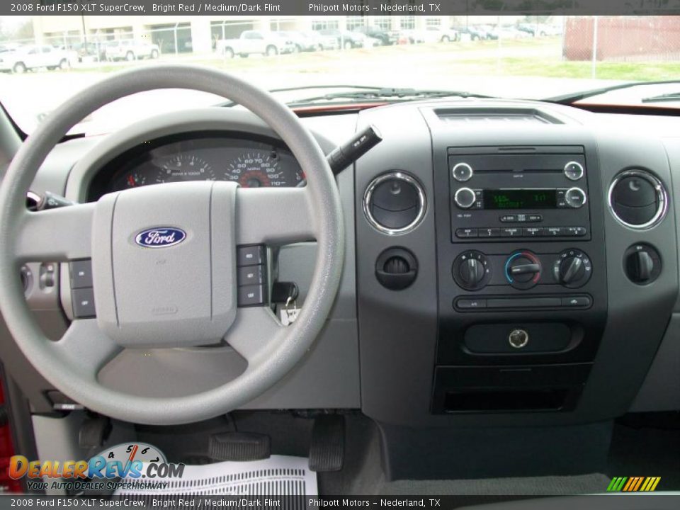 2008 Ford F150 XLT SuperCrew Bright Red / Medium/Dark Flint Photo #31