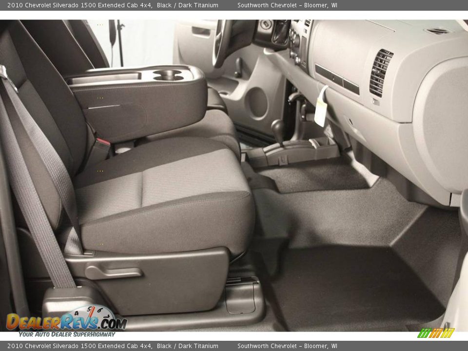 2010 Chevrolet Silverado 1500 Extended Cab 4x4 Black / Dark Titanium Photo #4