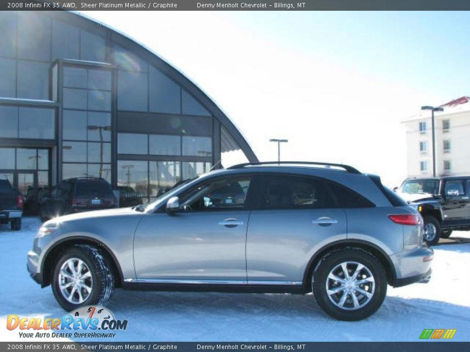 2008 Infiniti FX 35 AWD Sheer Platinum Metallic / Graphite Photo #1
