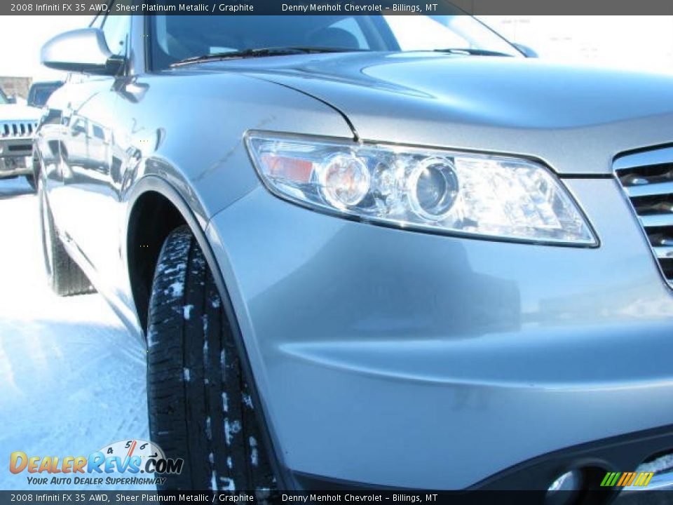 2008 Infiniti FX 35 AWD Sheer Platinum Metallic / Graphite Photo #4