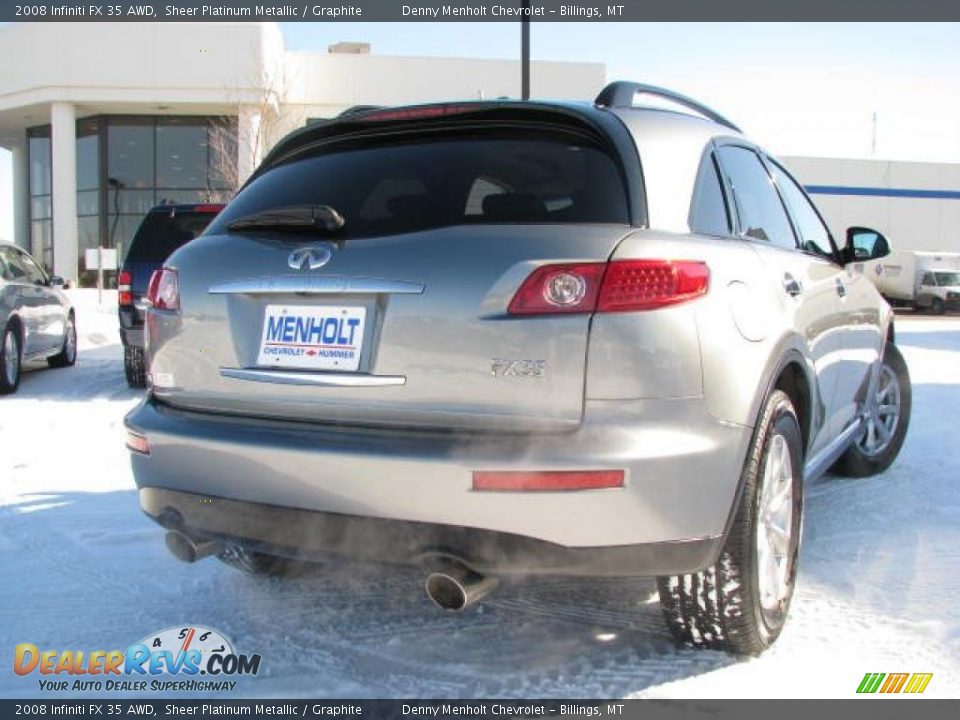 2008 Infiniti FX 35 AWD Sheer Platinum Metallic / Graphite Photo #6