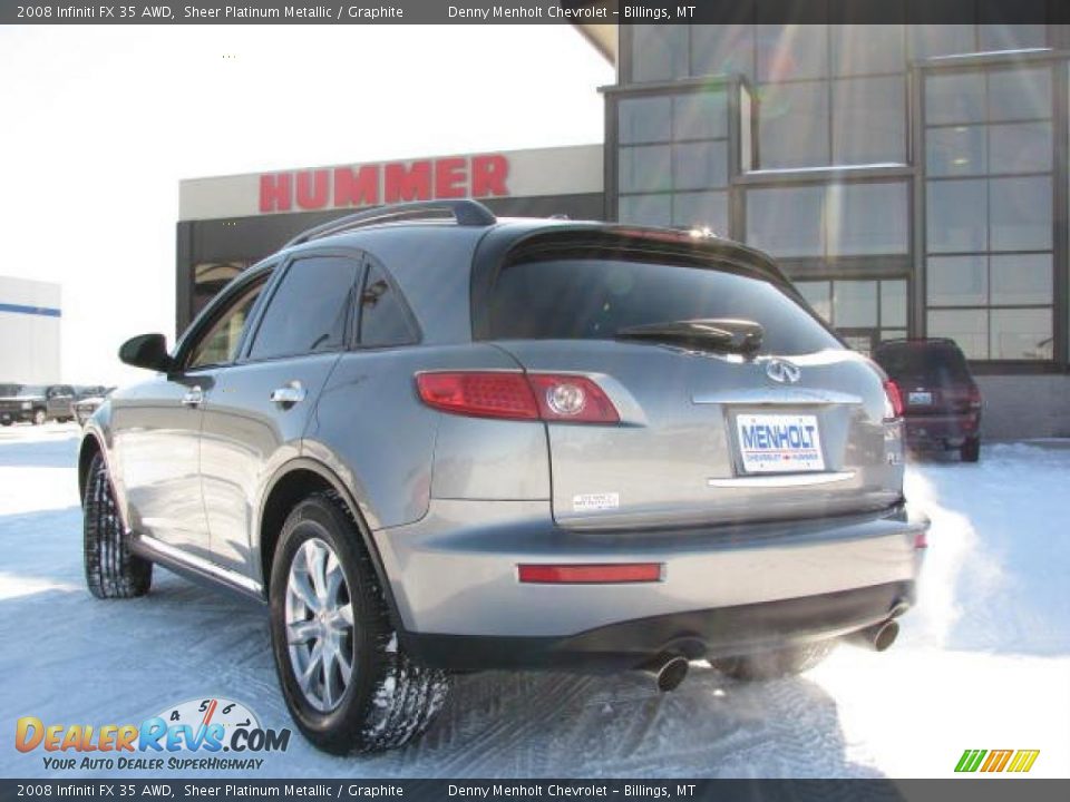 2008 Infiniti FX 35 AWD Sheer Platinum Metallic / Graphite Photo #7