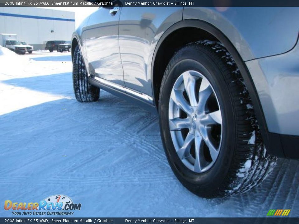 2008 Infiniti FX 35 AWD Sheer Platinum Metallic / Graphite Photo #8