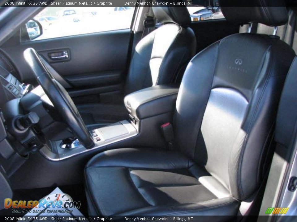 2008 Infiniti FX 35 AWD Sheer Platinum Metallic / Graphite Photo #11