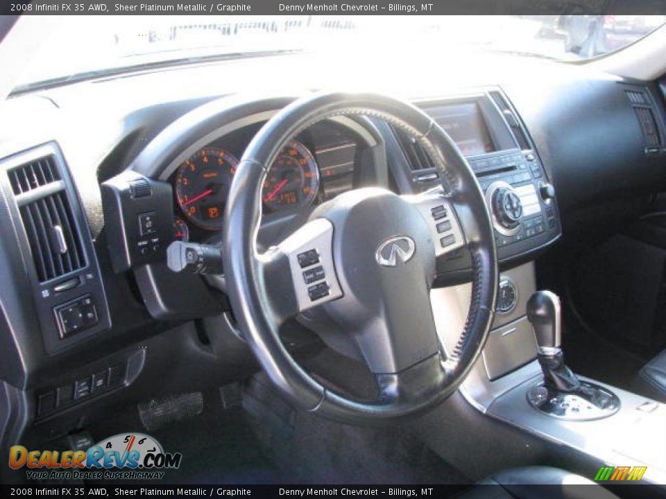 2008 Infiniti FX 35 AWD Sheer Platinum Metallic / Graphite Photo #12