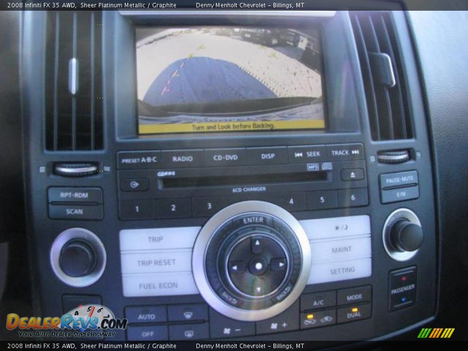 2008 Infiniti FX 35 AWD Sheer Platinum Metallic / Graphite Photo #14