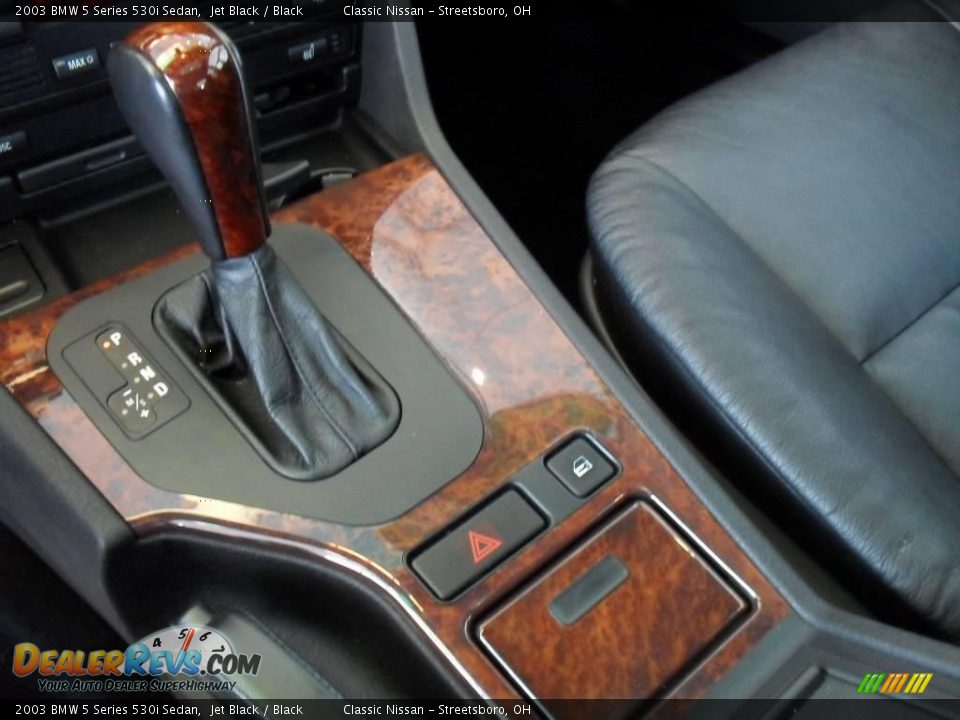 2003 BMW 5 Series 530i Sedan Jet Black / Black Photo #30