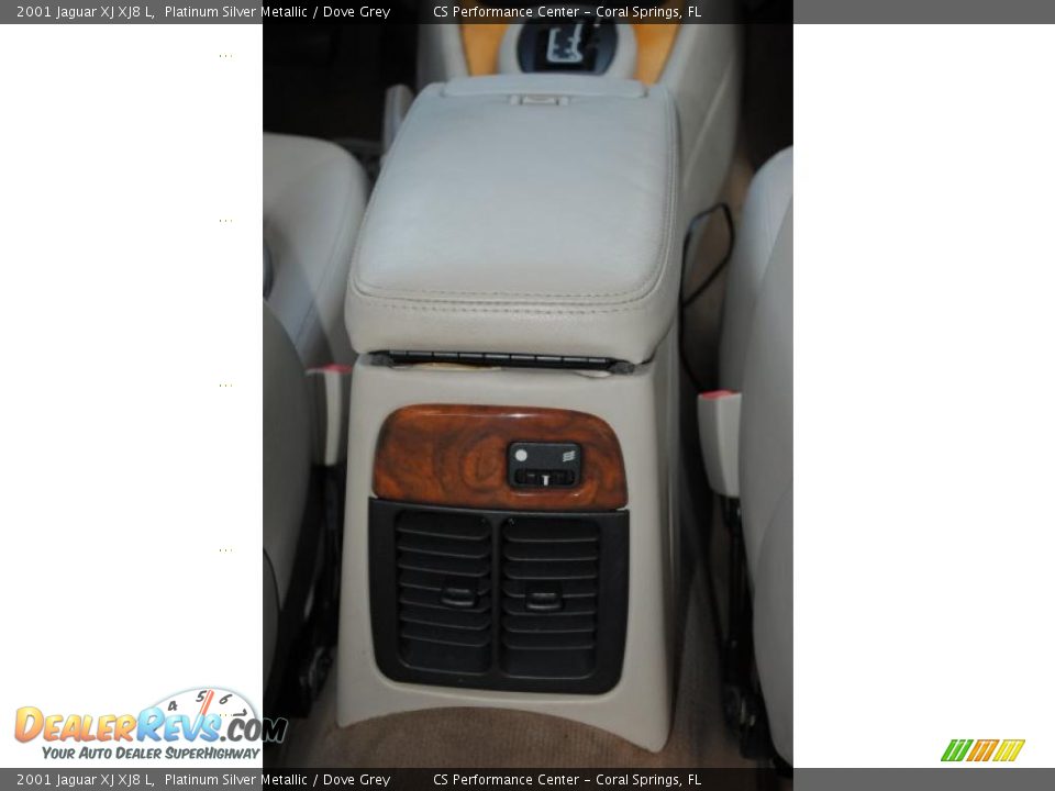 2001 Jaguar XJ XJ8 L Platinum Silver Metallic / Dove Grey Photo #33