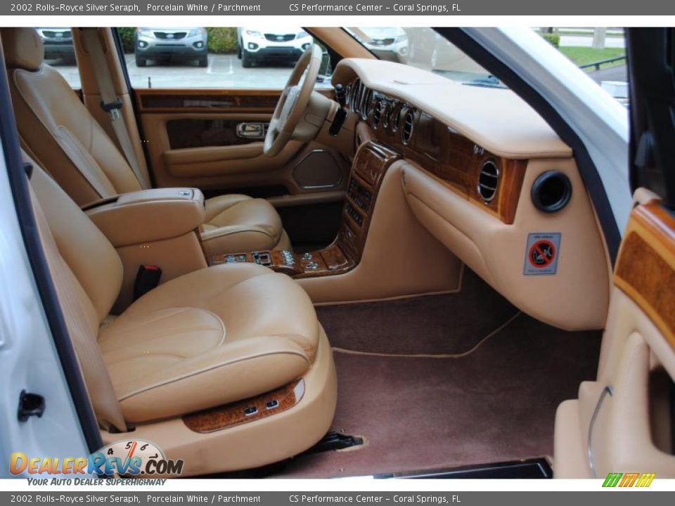 2002 Rolls-Royce Silver Seraph Porcelain White / Parchment Photo #17