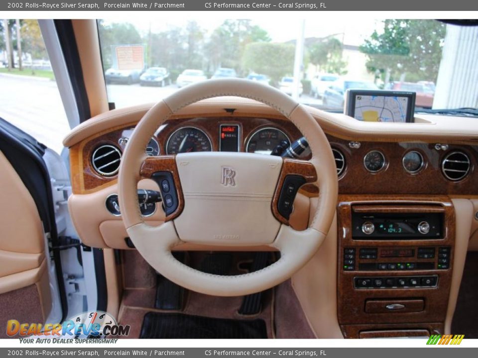 2002 Rolls-Royce Silver Seraph Porcelain White / Parchment Photo #24
