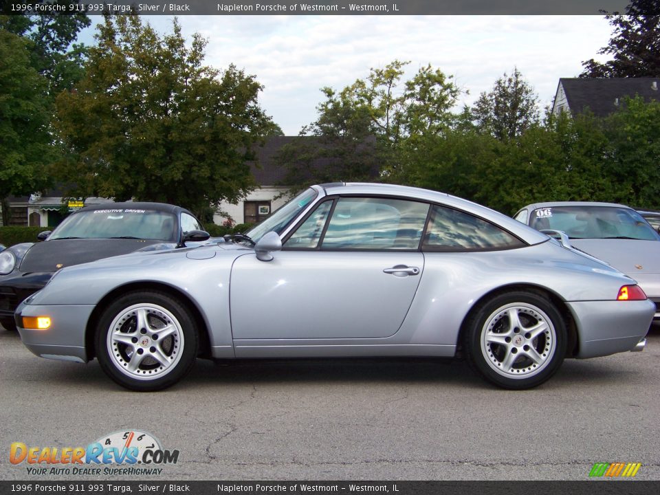 1996 Porsche 911 993 Targa Silver / Black Photo #2