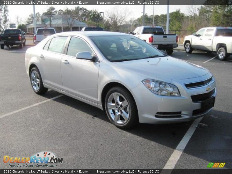 2010 Chevrolet Malibu LT Sedan Silver Ice Metallic / Ebony Photo #1
