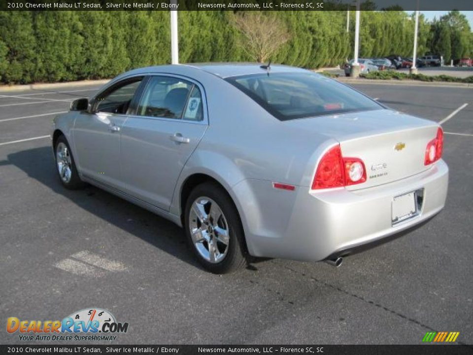 2010 Chevrolet Malibu LT Sedan Silver Ice Metallic / Ebony Photo #2