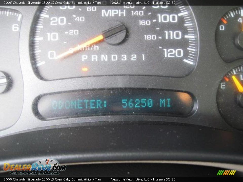 2006 Chevrolet Silverado 1500 LS Crew Cab Summit White / Tan Photo #6