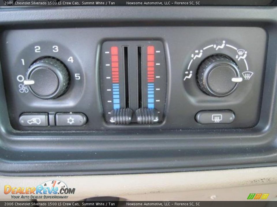 2006 Chevrolet Silverado 1500 LS Crew Cab Summit White / Tan Photo #9