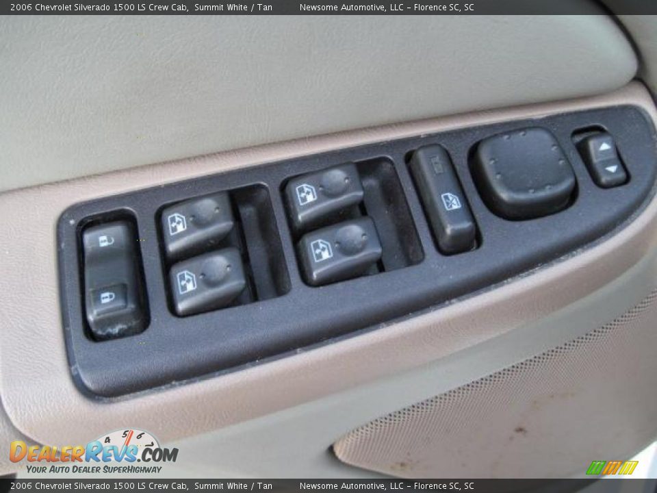 2006 Chevrolet Silverado 1500 LS Crew Cab Summit White / Tan Photo #13