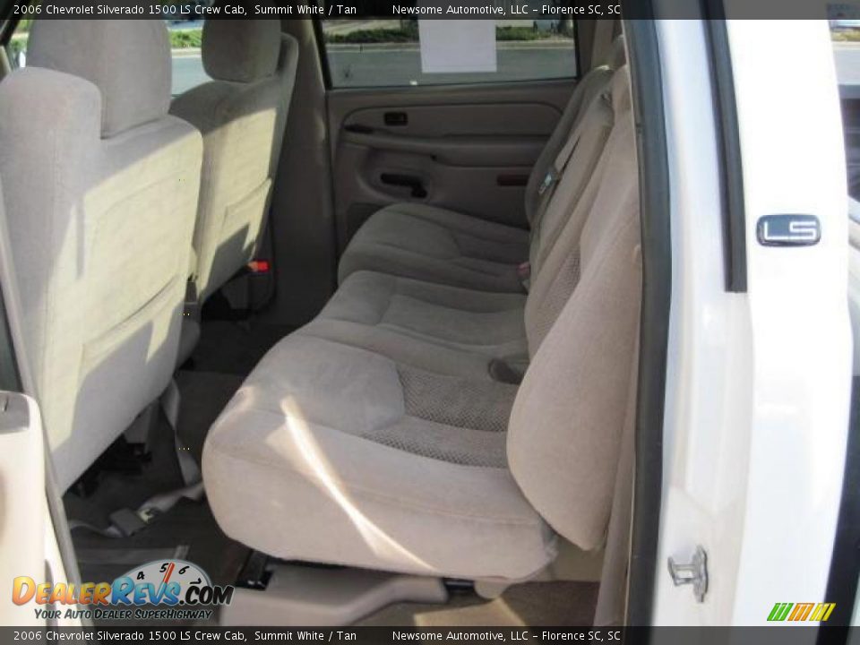 2006 Chevrolet Silverado 1500 LS Crew Cab Summit White / Tan Photo #17