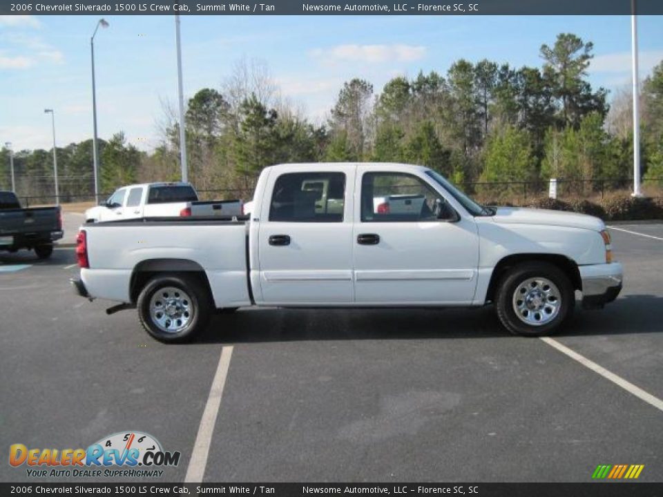 2006 Chevrolet Silverado 1500 LS Crew Cab Summit White / Tan Photo #20