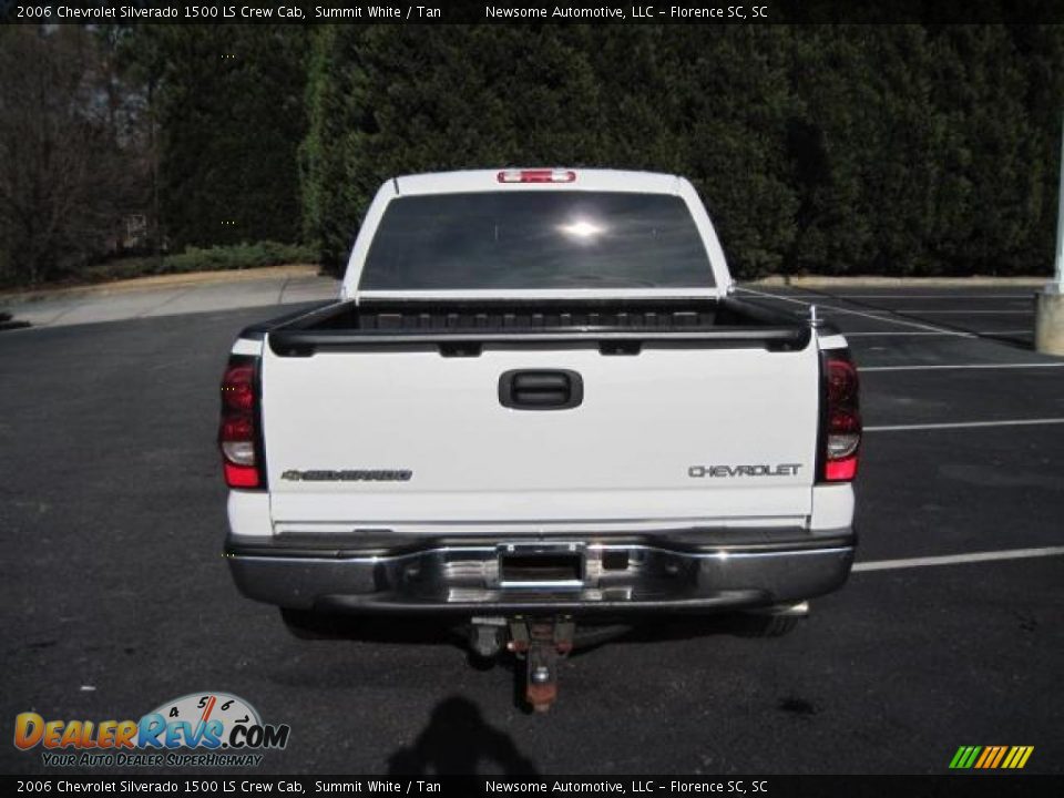 2006 Chevrolet Silverado 1500 LS Crew Cab Summit White / Tan Photo #22