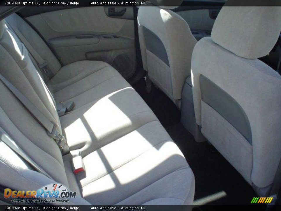 2009 Kia Optima LX Midnight Gray / Beige Photo #7