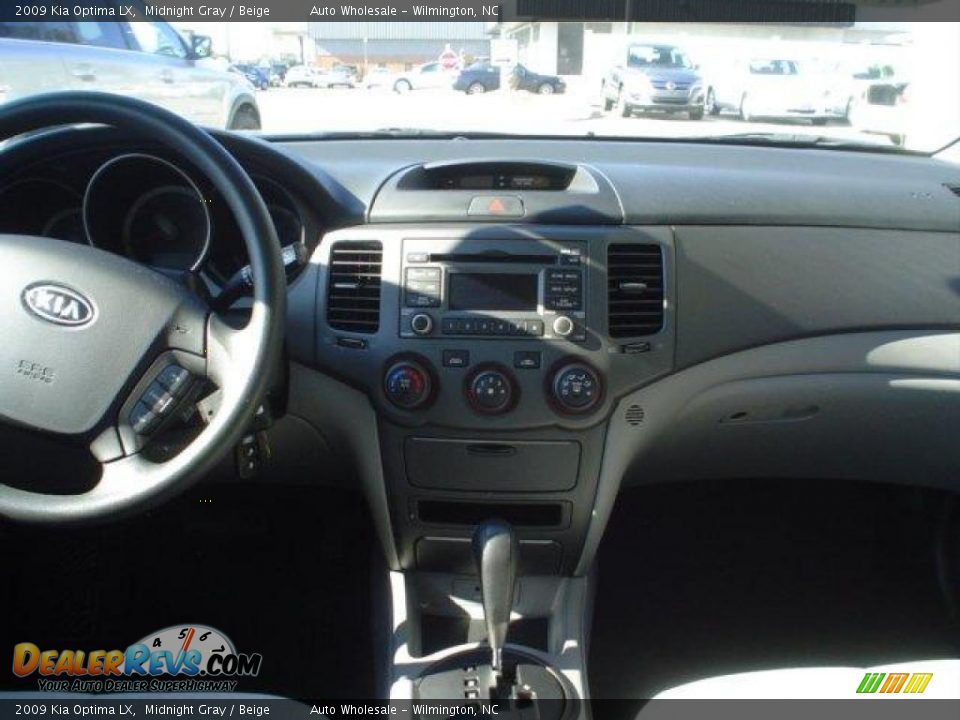 2009 Kia Optima LX Midnight Gray / Beige Photo #8