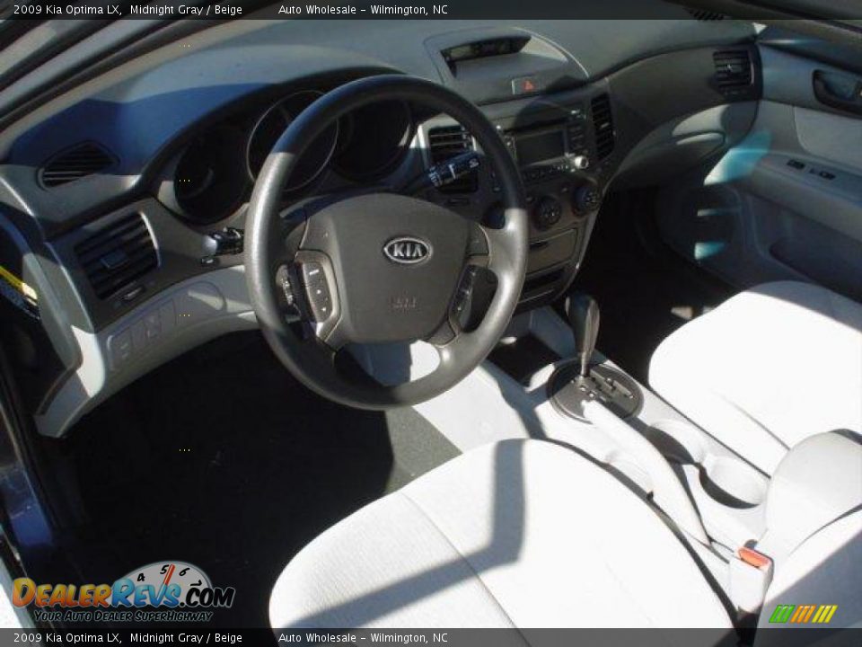 2009 Kia Optima LX Midnight Gray / Beige Photo #9