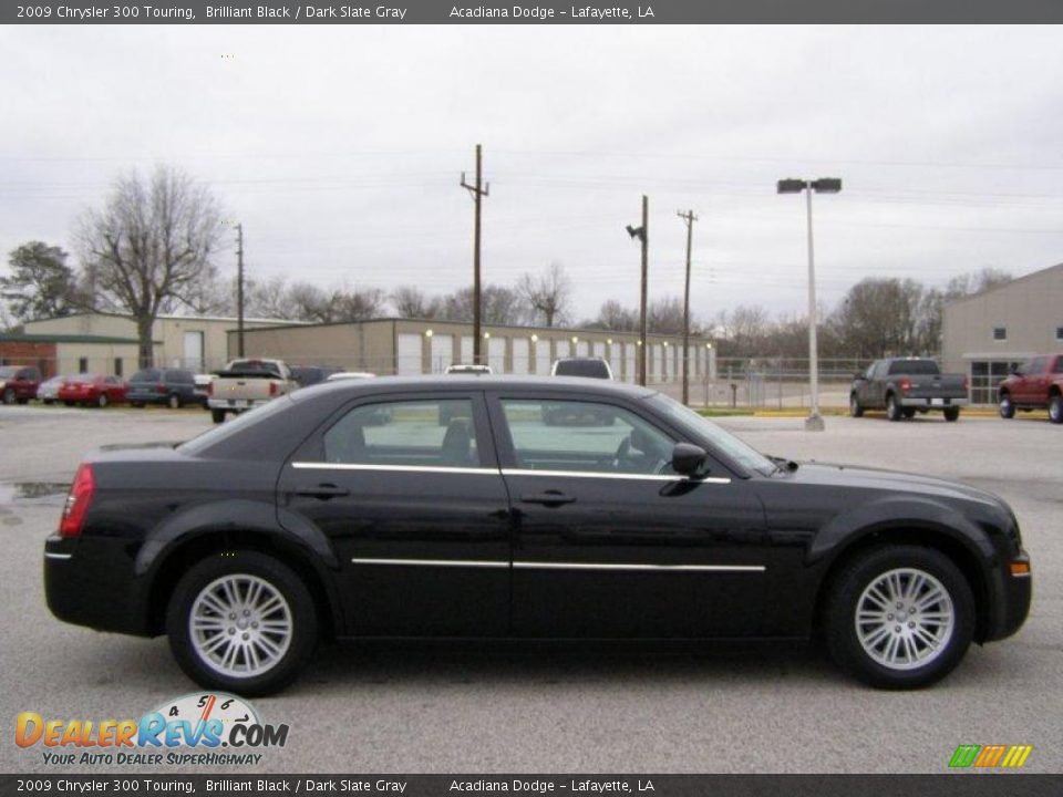 2009 Chrysler 300 Touring Brilliant Black / Dark Slate Gray Photo #2