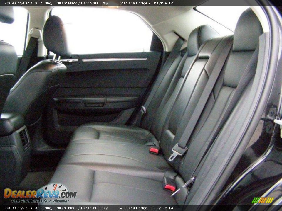 2009 Chrysler 300 Touring Brilliant Black / Dark Slate Gray Photo #10