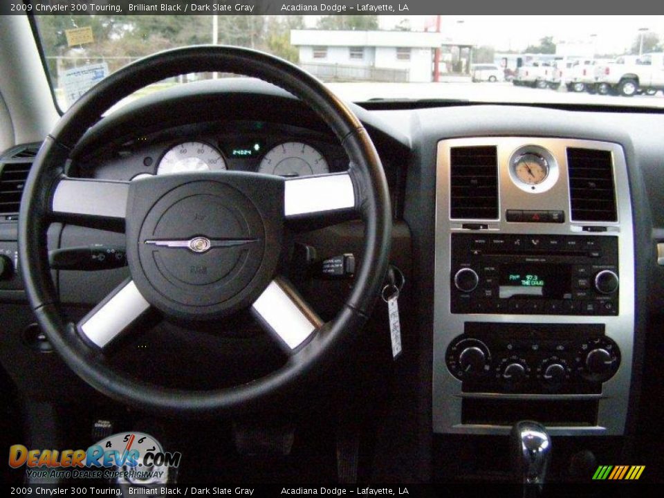 2009 Chrysler 300 Touring Brilliant Black / Dark Slate Gray Photo #11