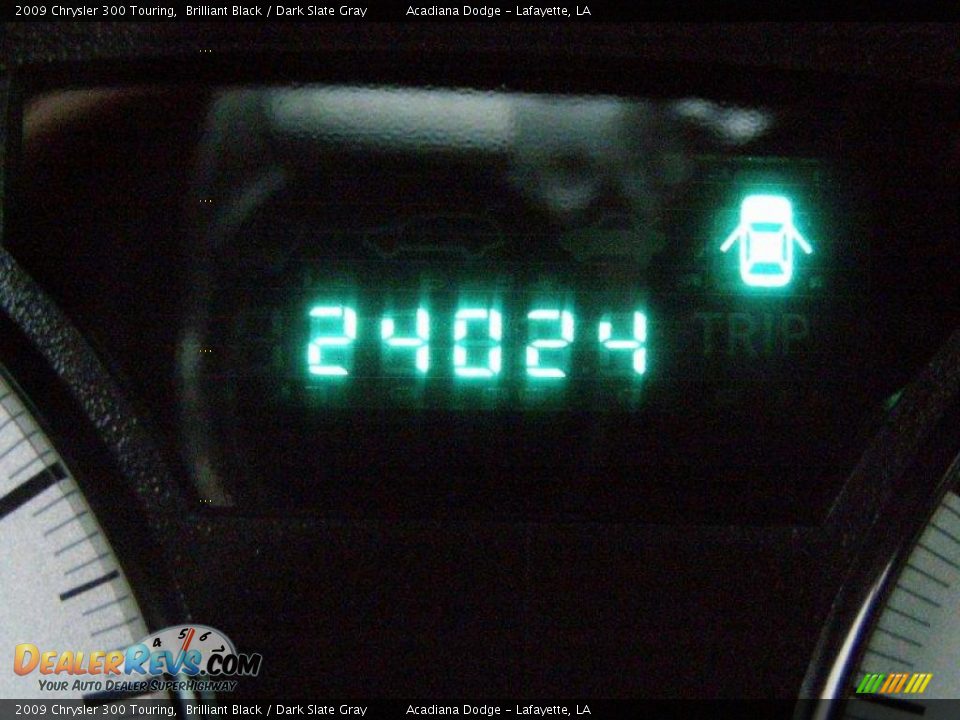 2009 Chrysler 300 Touring Brilliant Black / Dark Slate Gray Photo #14