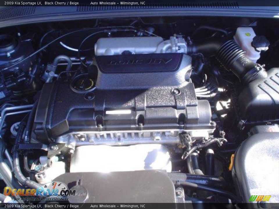 2009 Kia Sportage LX Black Cherry / Beige Photo #6
