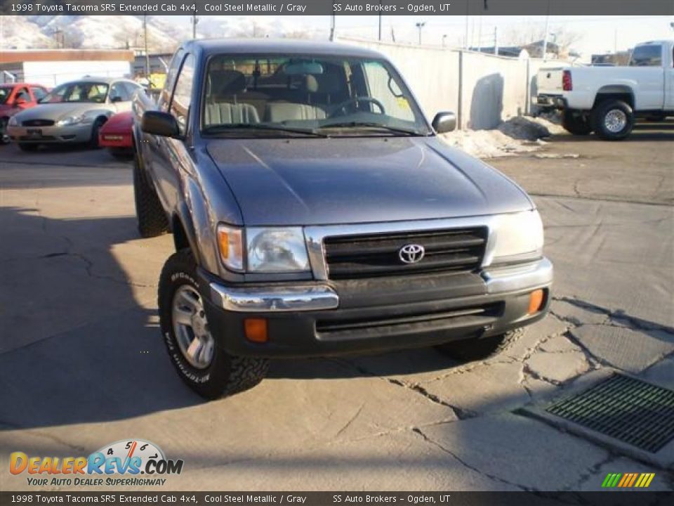 1998 Toyota Tacoma SR5 Extended Cab 4x4 Cool Steel Metallic / Gray Photo #2