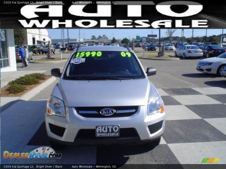 2009 Kia Sportage LX Bright Silver / Black Photo #2