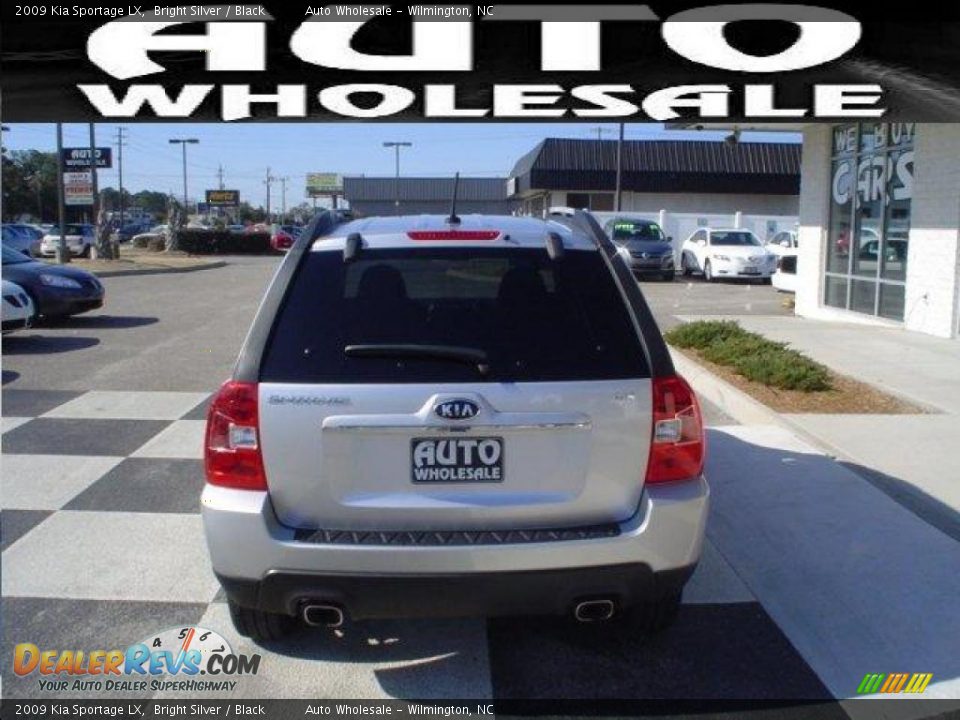 2009 Kia Sportage LX Bright Silver / Black Photo #3