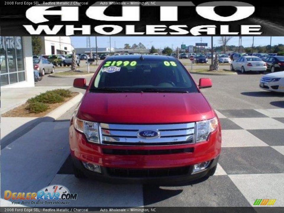 2008 Ford Edge SEL Redfire Metallic / Charcoal Photo #2