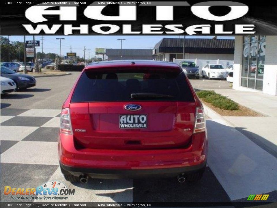 2008 Ford Edge SEL Redfire Metallic / Charcoal Photo #3